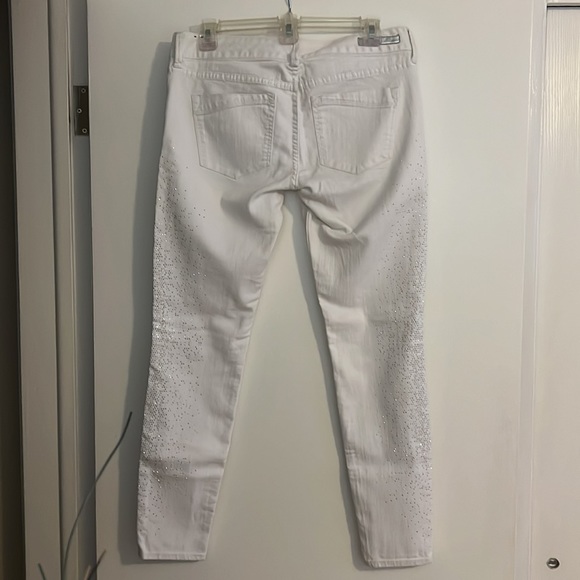 Express Jean Legging Stella regular fit low rise white - Picture 4 of 4